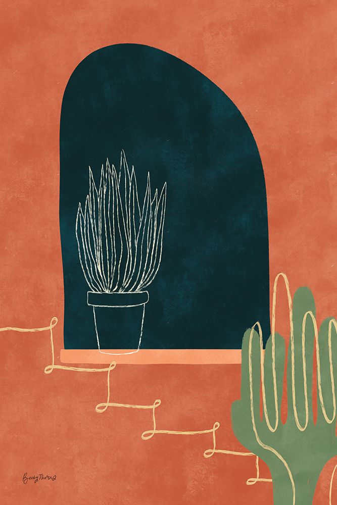 Mountainous I art print by Becky Thorns for $57.95 CAD