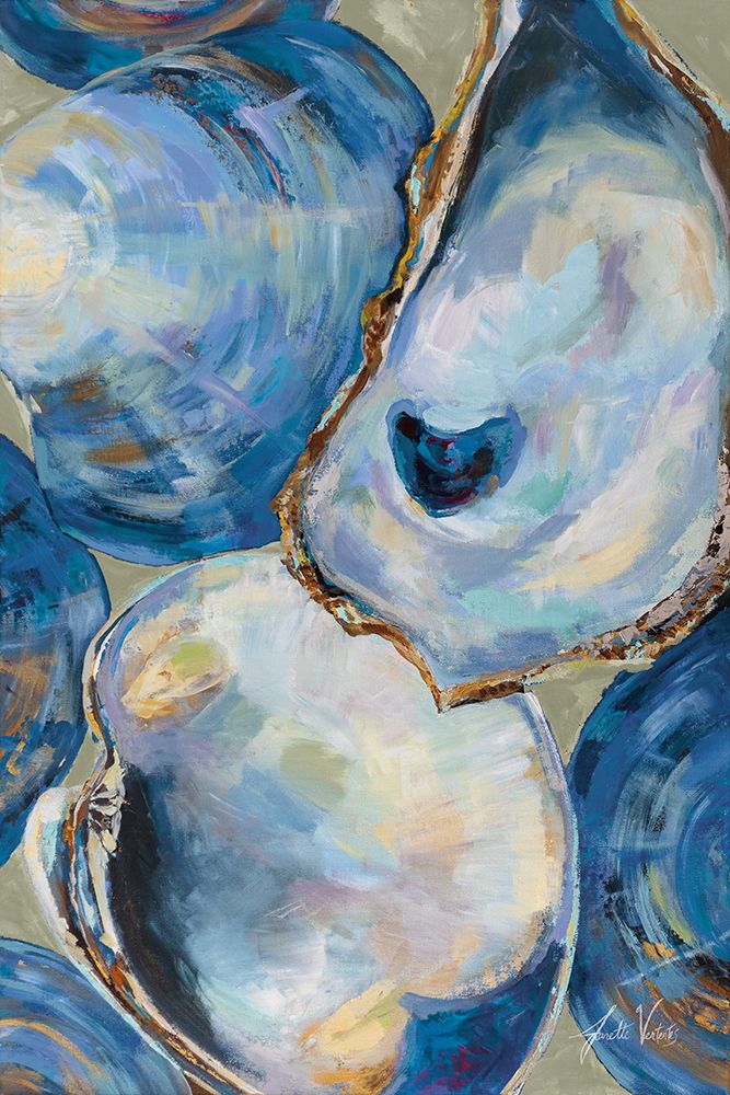 Matununk Shells Tan art print by Jeanette Vertentes for $57.95 CAD