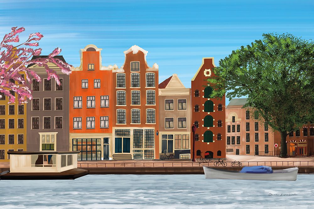 Amsterdam art print by Omar Escalante for $57.95 CAD