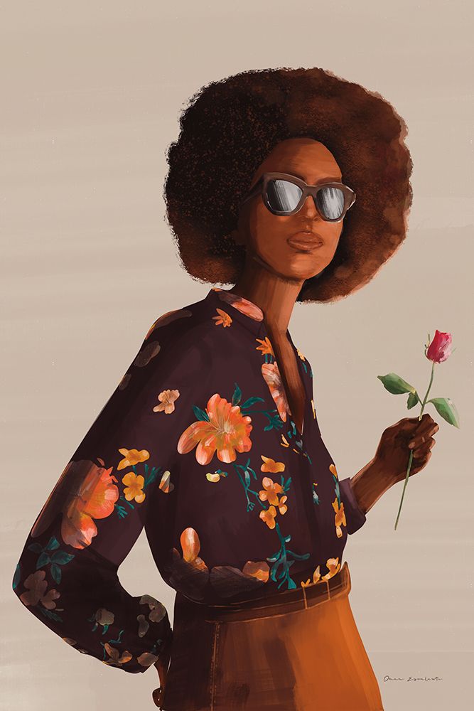 Flower Power I art print by Omar Escalante for $57.95 CAD