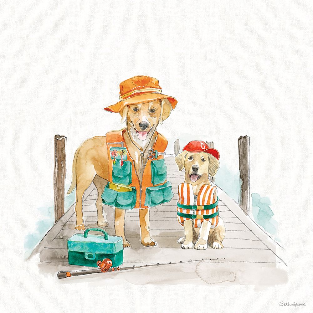 Summer Fun II No Words art print by Beth Grove for $57.95 CAD