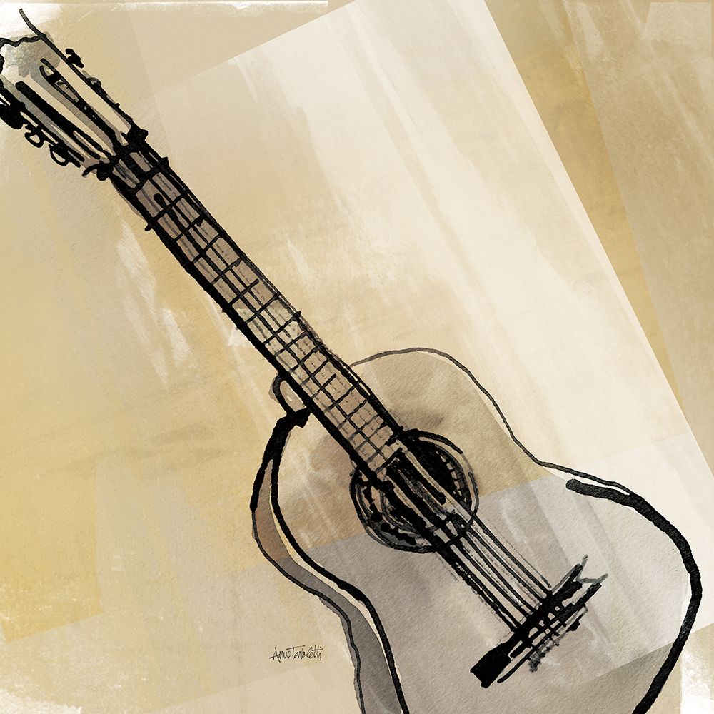 Guitar Neutral art print by Anne Tavoletti for $57.95 CAD