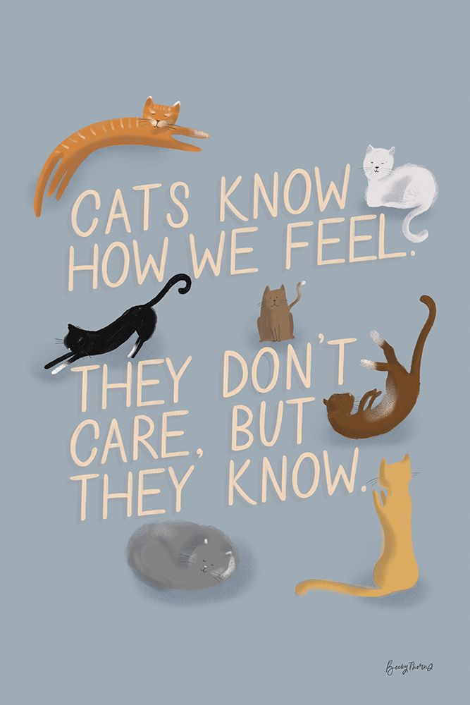 Ode to Cats Dark art print by Becky Thorns for $57.95 CAD