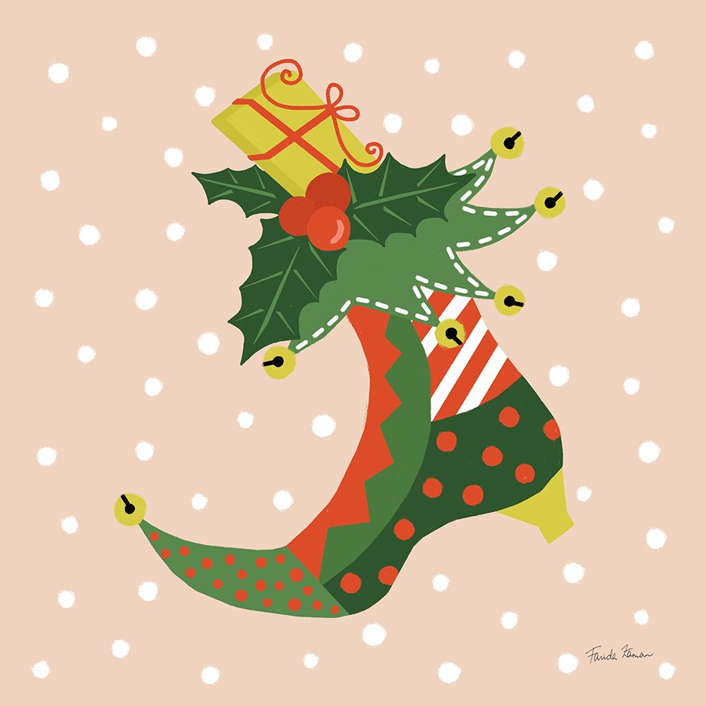 The Night Before Christmas III Bright art print by Farida Zaman for $57.95 CAD
