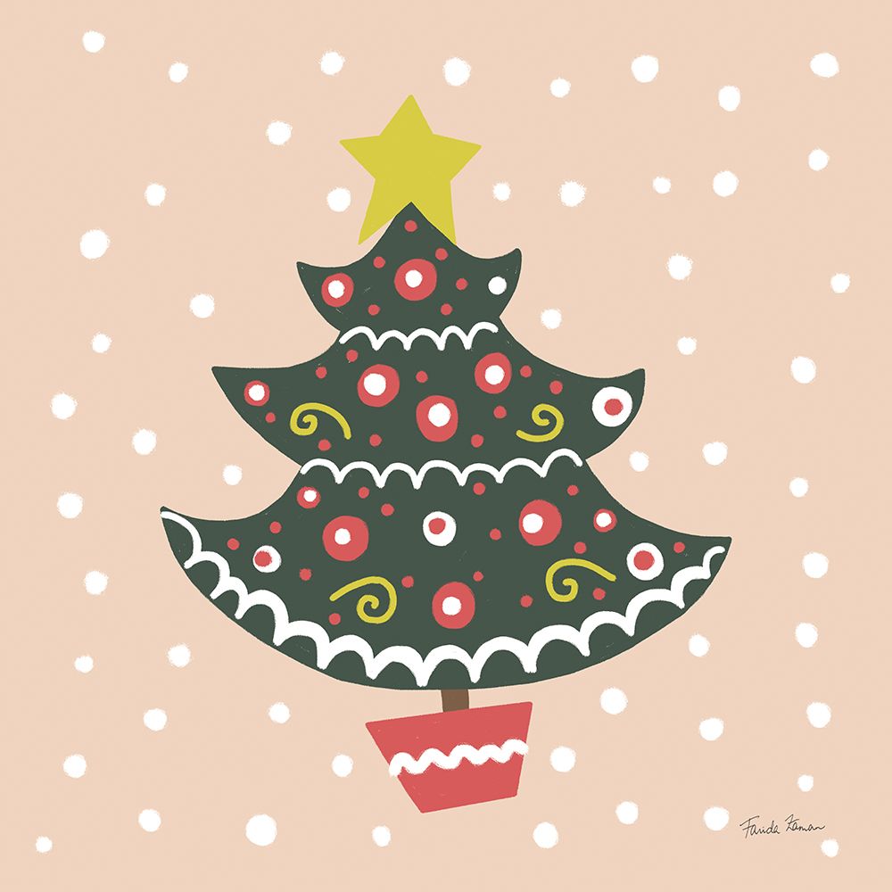 The Night Before Christmas IV Bright art print by Farida Zaman for $57.95 CAD