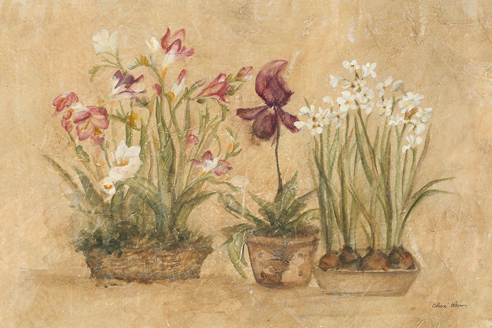 Three Floral Baskets art print by Cheri Blum for $57.95 CAD