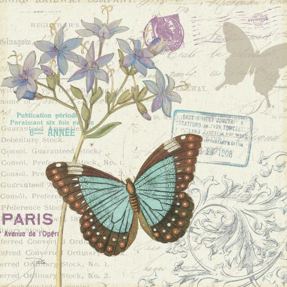 Papillon Tales II art print by Pela Studio for $57.95 CAD