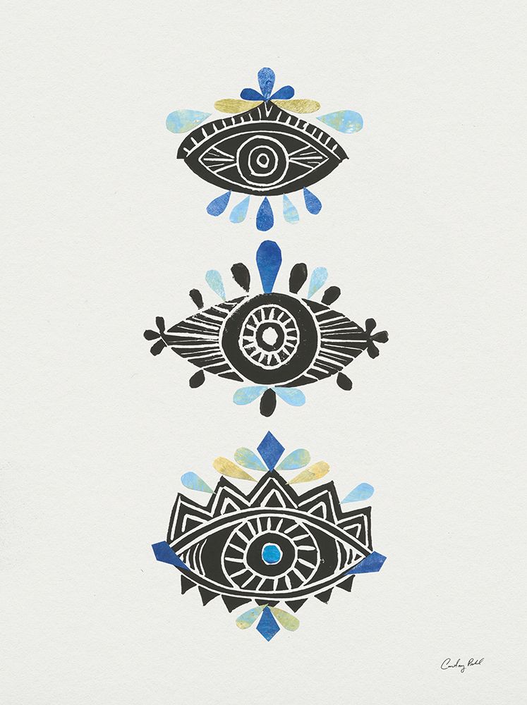 Evil Eye I Collage art print by Courtney Prahl for $57.95 CAD