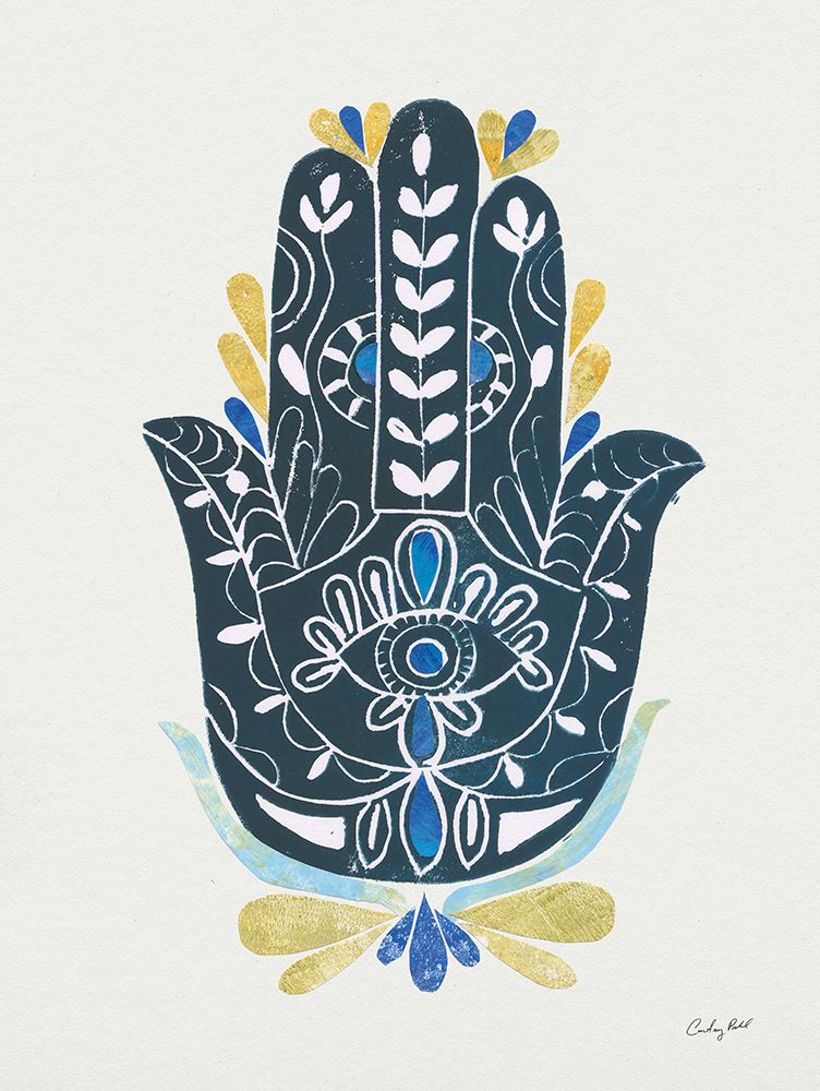 Hamsa I Collage art print by Courtney Prahl for $57.95 CAD