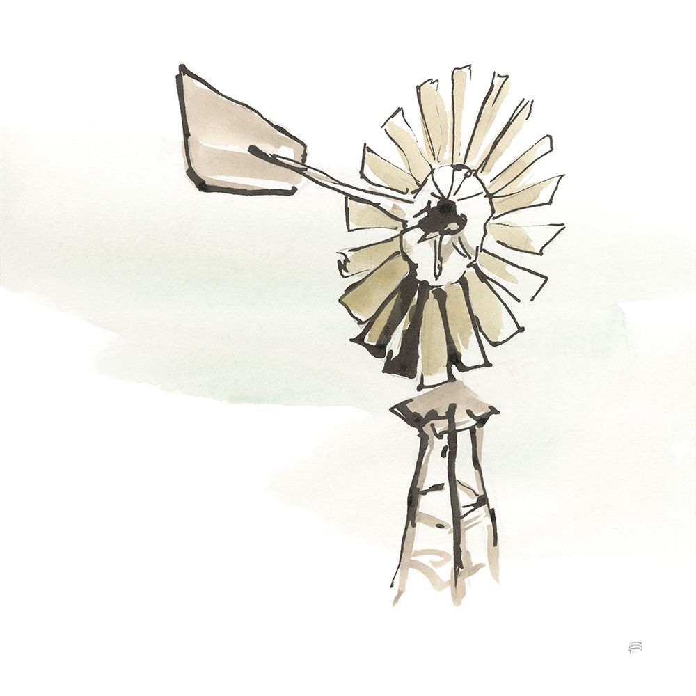 Windmill IV art print by Chris Paschke for $57.95 CAD