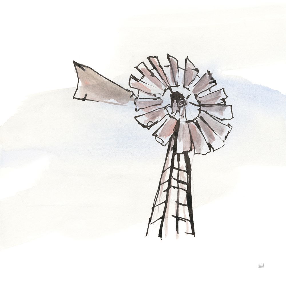 Windmill VII art print by Chris Paschke for $57.95 CAD