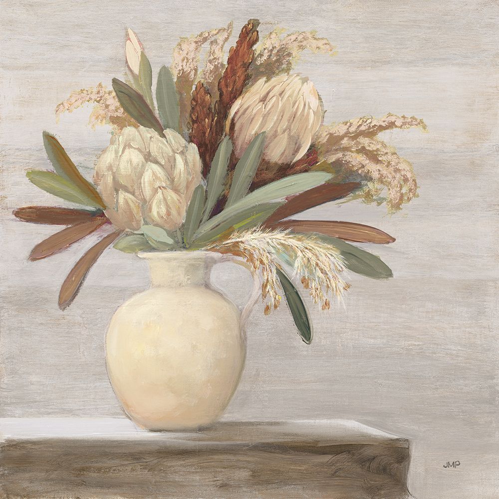 Protea Still Life II Neutral art print by Julia Purinton for $57.95 CAD