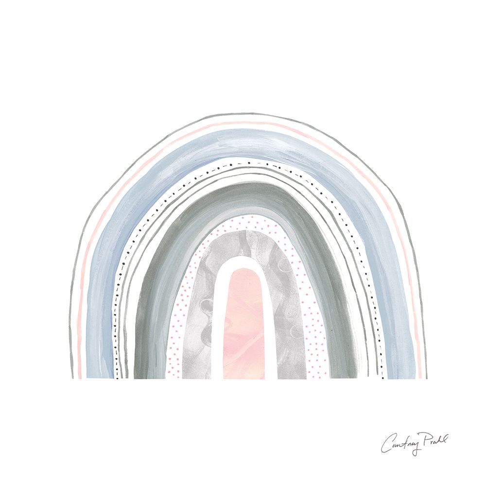 Pastel Rainbow VII art print by Courtney Prahl for $57.95 CAD