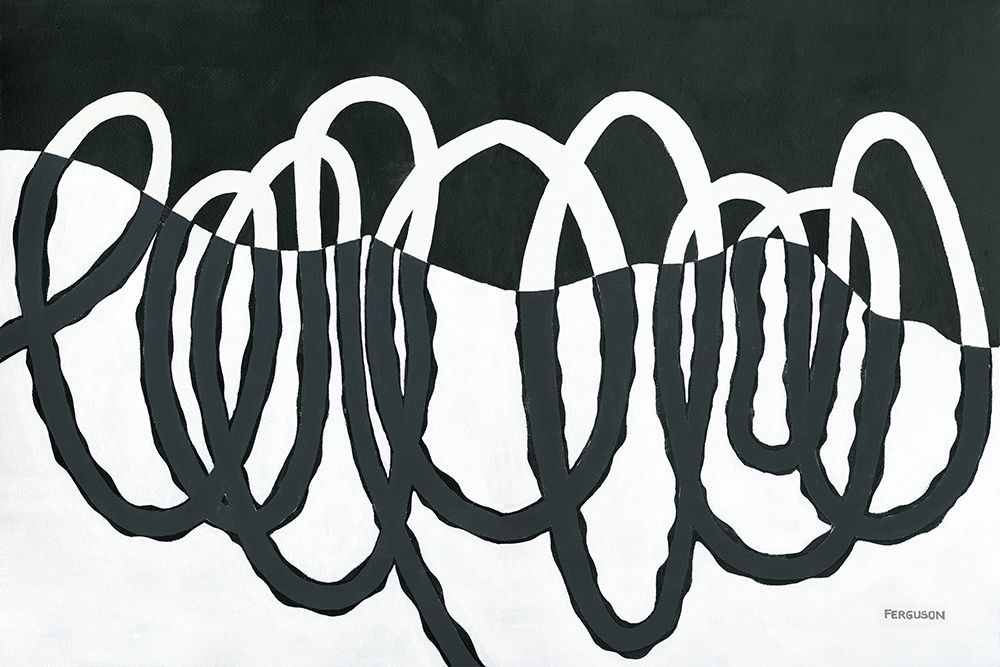 Loops III Dark art print by Kathy Ferguson for $57.95 CAD