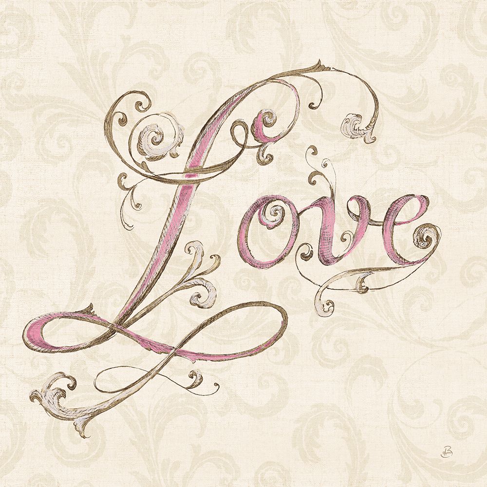 Elegant Season Love Pink art print by Daphne Brissonnet for $57.95 CAD