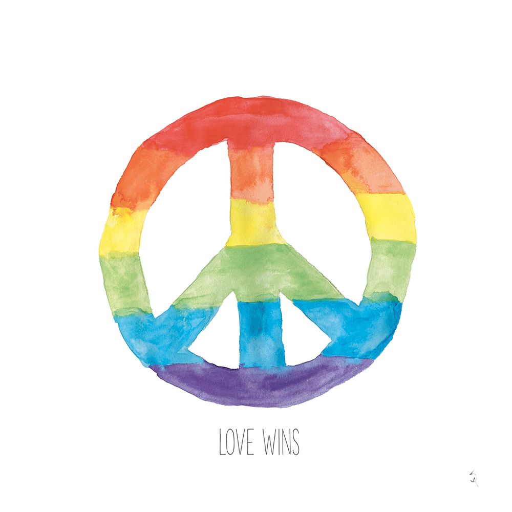 Rainbow Pride I art print by Sarah Adams for $57.95 CAD