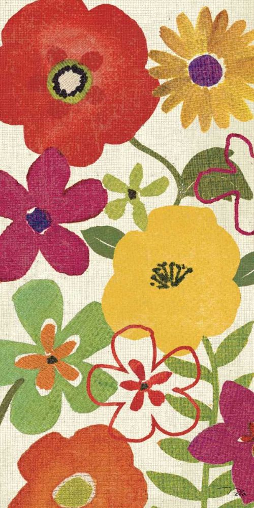 Watercolor Garden Panel I art print by Pela Studio for $57.95 CAD