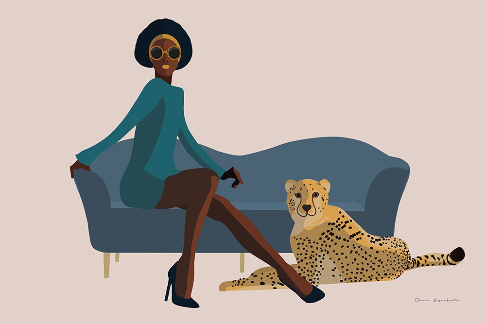 Wild Lounge III art print by Omar Escalante for $57.95 CAD