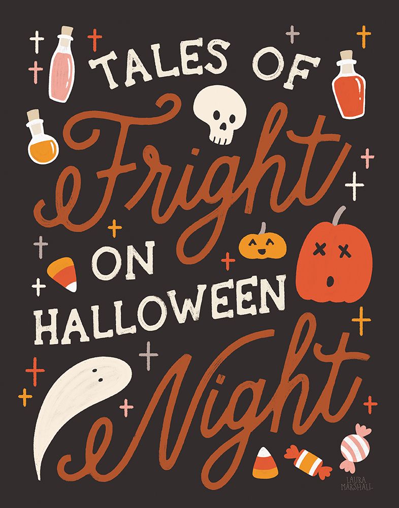 Trick or Treat VII Rust art print by Laura Marshall for $57.95 CAD