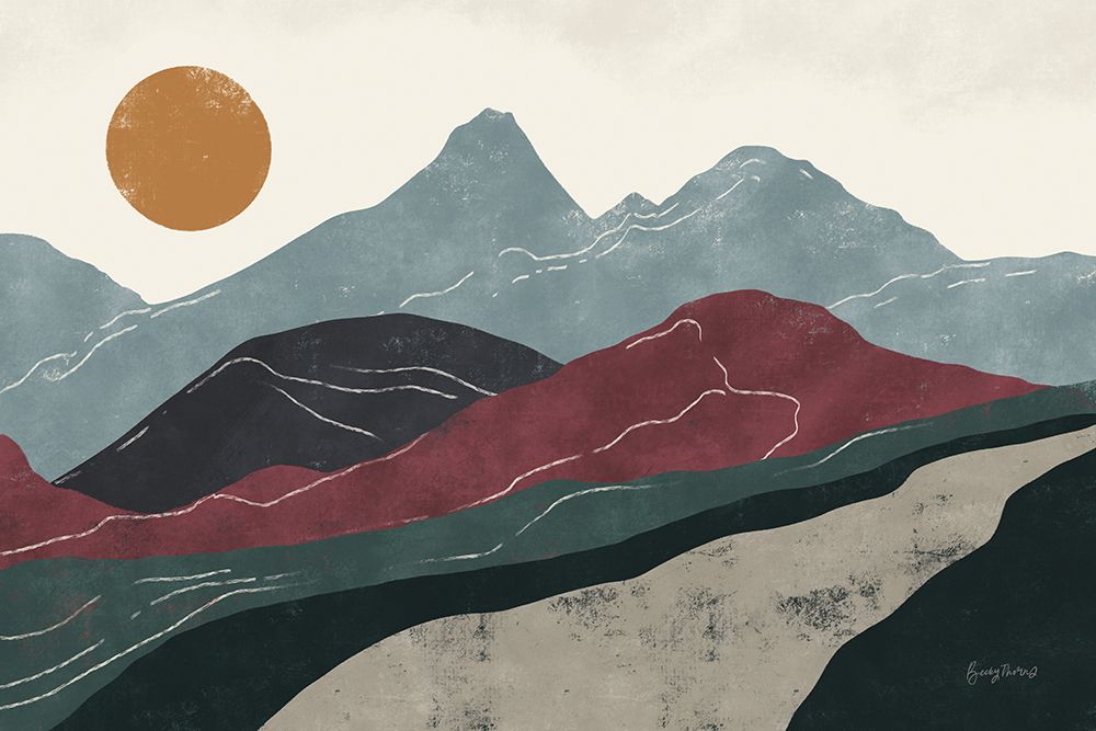 Peru Trails art print by Becky Thorns for $57.95 CAD