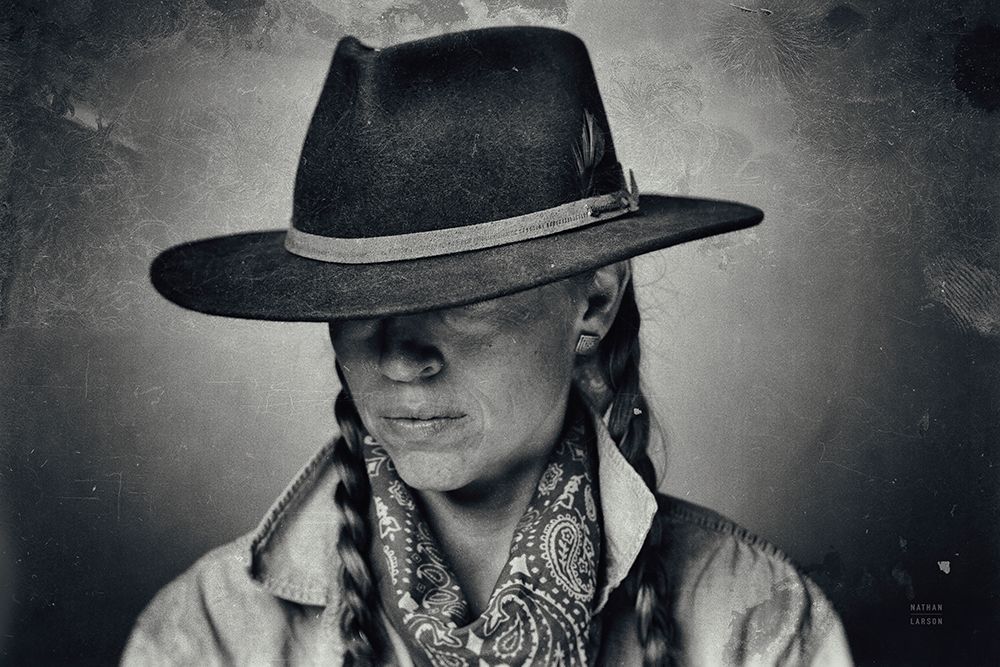 Home on the Range Cowgirl I art print by Nathan Larson for $57.95 CAD