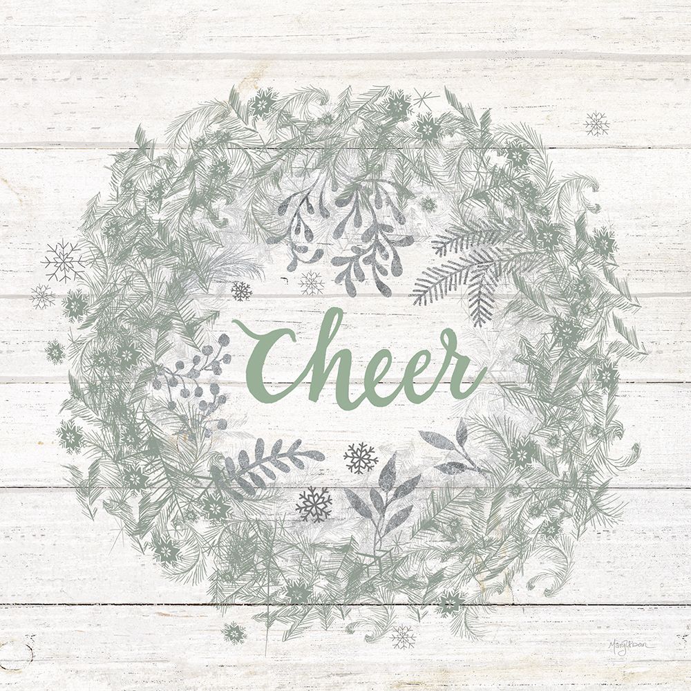 Frost Peace Sage Silver art print by Mary Urban for $57.95 CAD