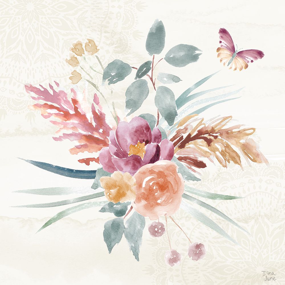 Boho Garden III art print by Dina June for $57.95 CAD