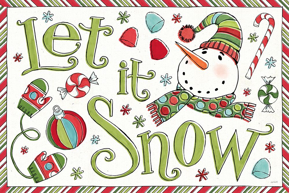 Holiday Whimsy I art print by Anne Tavoletti for $57.95 CAD