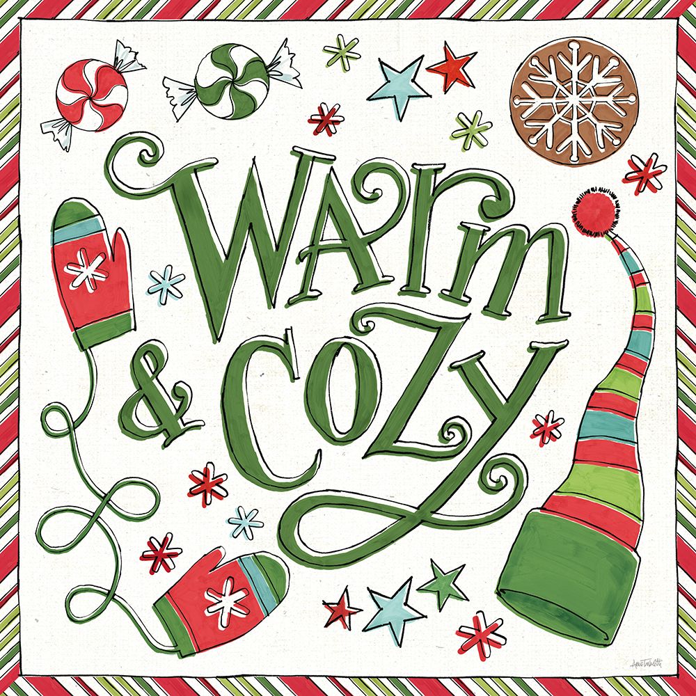 Holiday Whimsy II art print by Anne Tavoletti for $57.95 CAD
