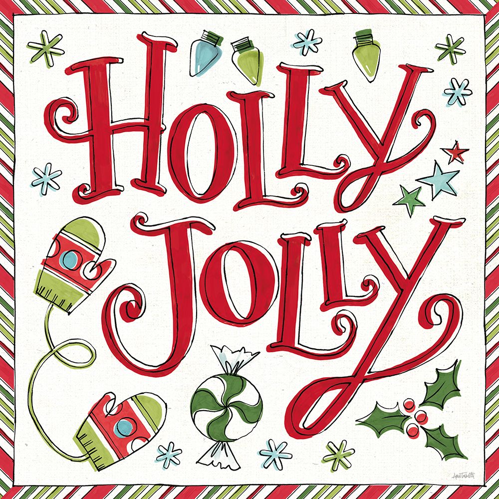 Holiday Whimsy IV art print by Anne Tavoletti for $57.95 CAD