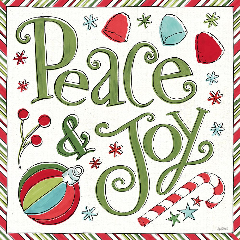 Holiday Whimsy V art print by Anne Tavoletti for $57.95 CAD