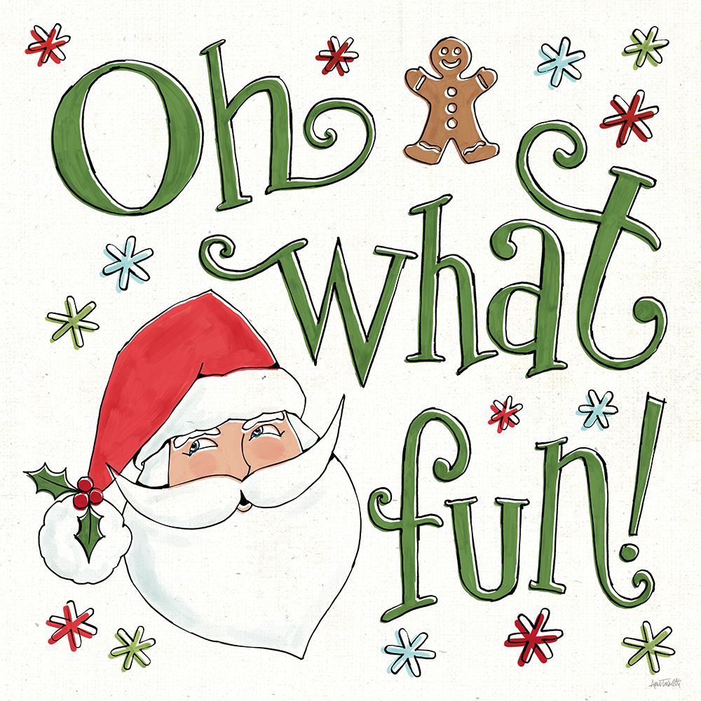 Holiday Whimsy VI art print by Anne Tavoletti for $57.95 CAD