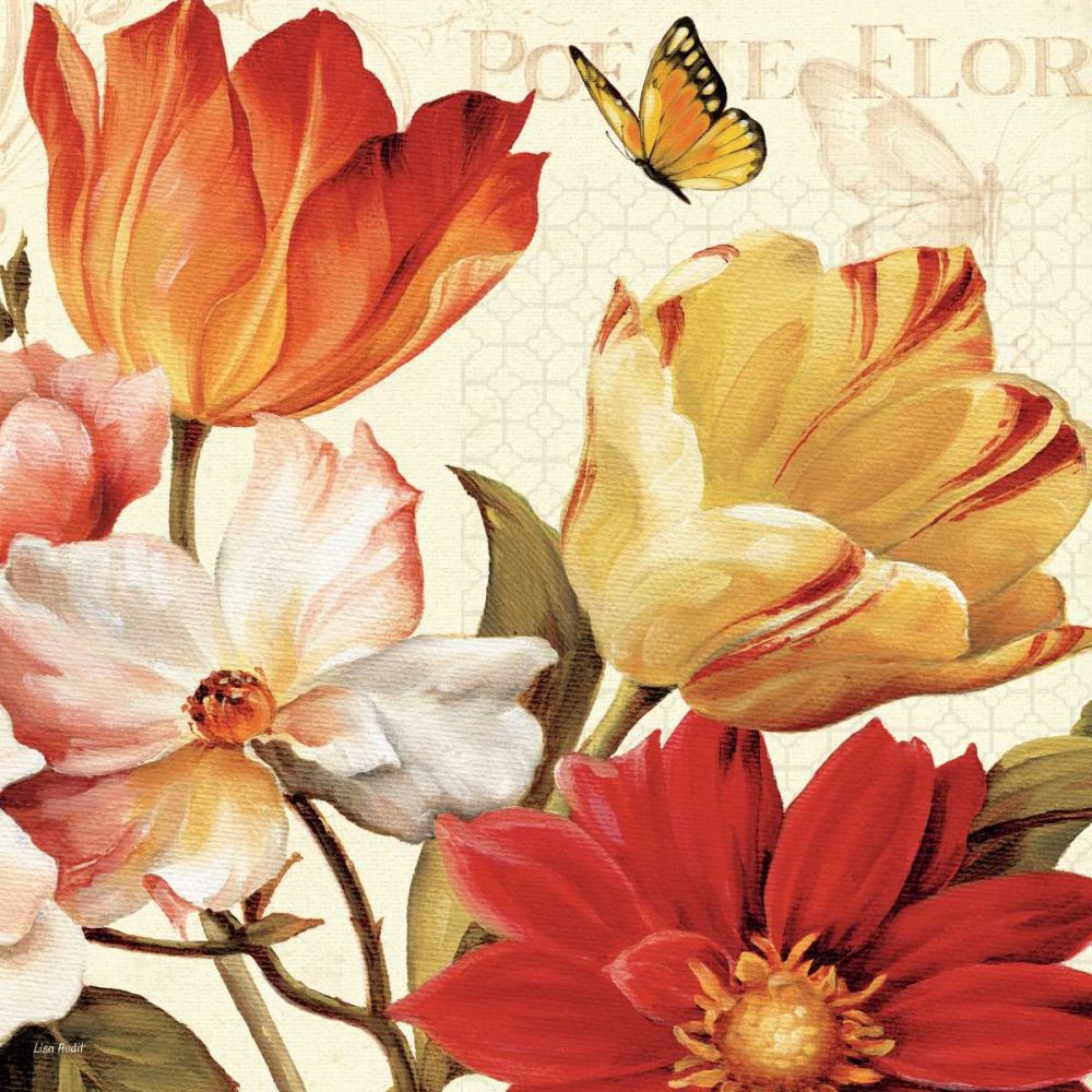 Poesie Florale III art print by Lisa Audit for $57.95 CAD