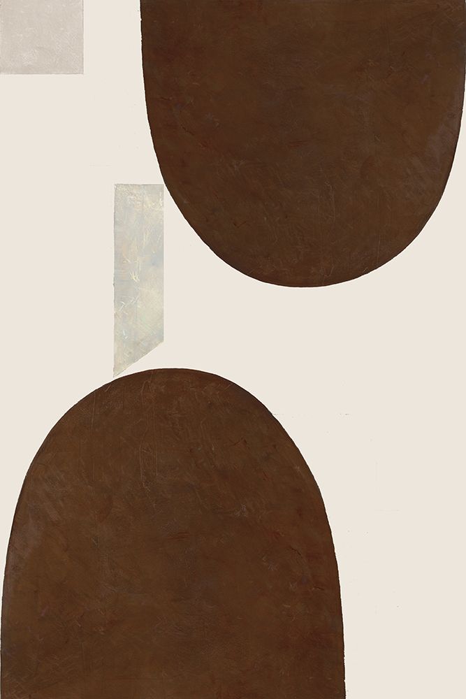 Half Domes II Brown No Border art print by Wild Apple Portfolio for $57.95 CAD
