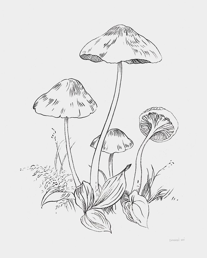 Natures Sketchbook III Bold Light Gray art print by Danhui Nai for $57.95 CAD