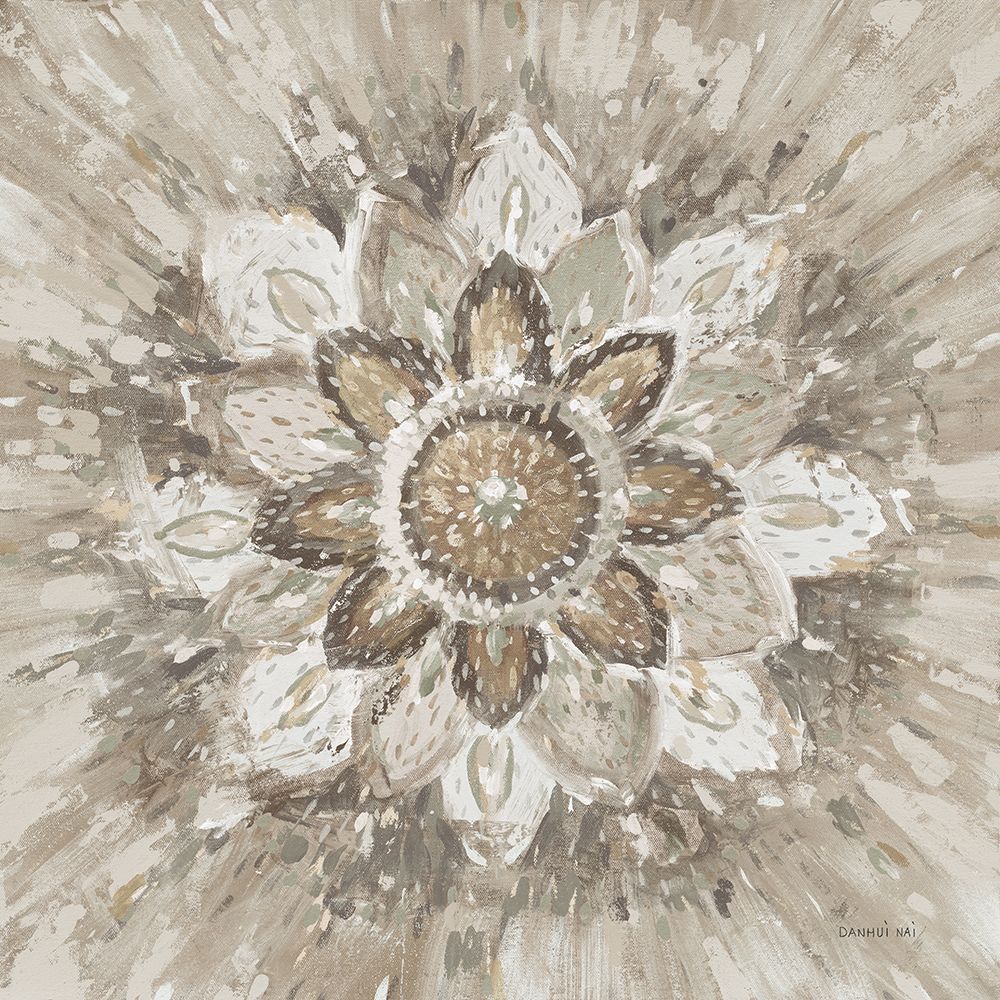 Spice Mandala Neutral art print by Danhui Nai for $57.95 CAD