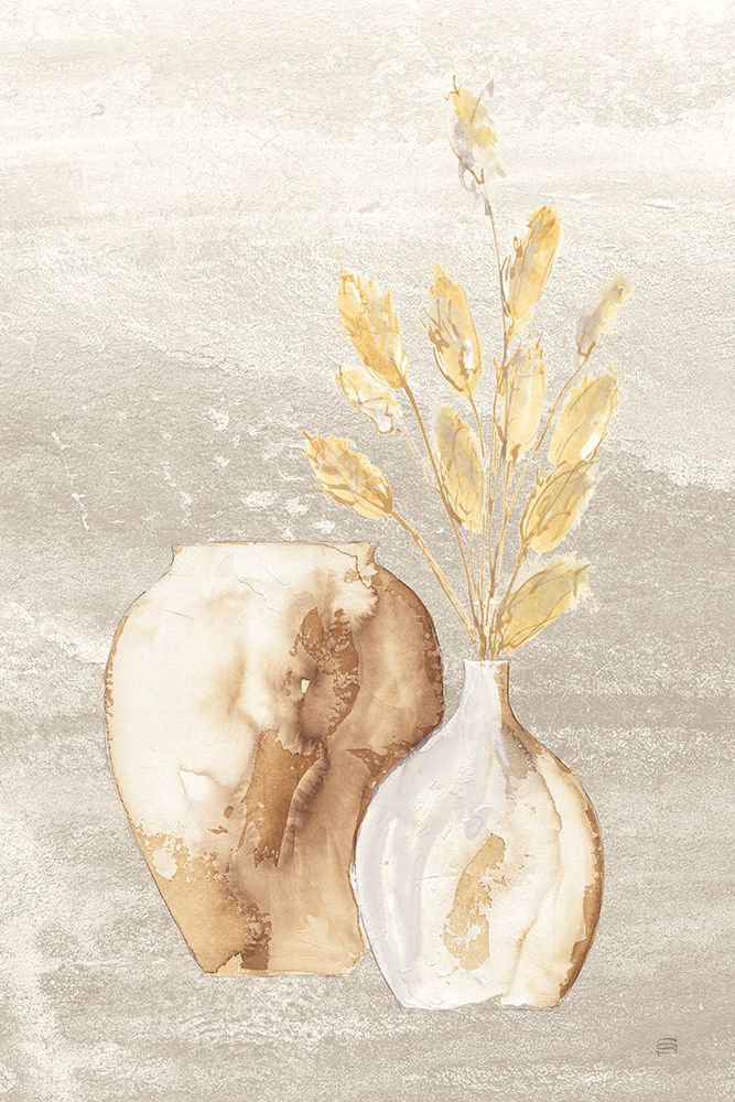 Neutral Vase Bunny Tail art print by Chris Paschke for $57.95 CAD