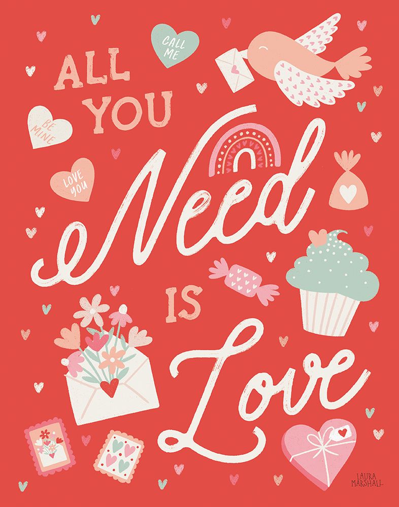Lovebirds II art print by Laura Marshall for $57.95 CAD