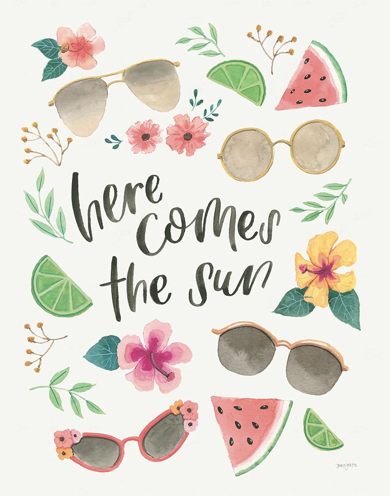 Lifes a Beach III art print by Jenaya Jackson for $57.95 CAD