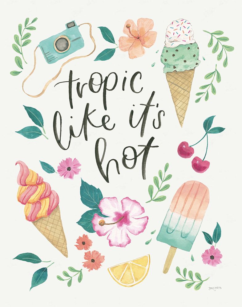 Lifes a Beach IV art print by Jenaya Jackson for $57.95 CAD
