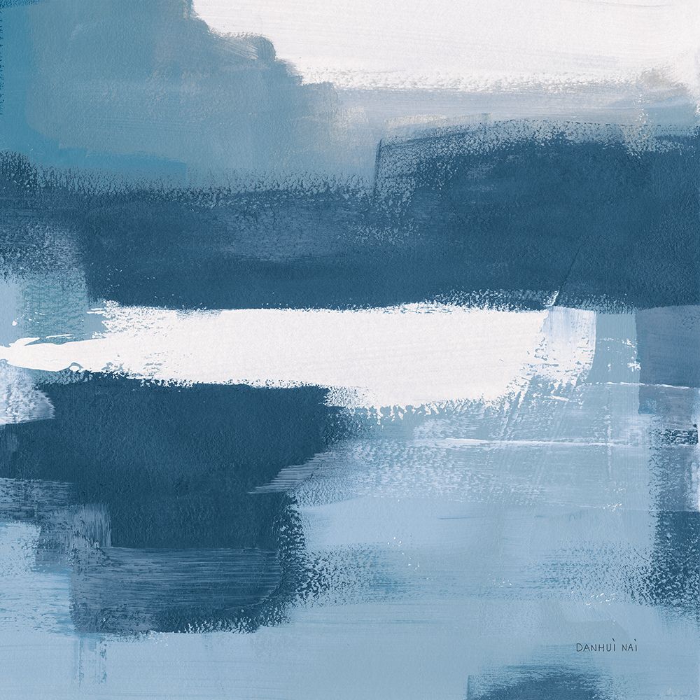 Escalante Mood Blue and White Sq art print by Danhui Nai for $57.95 CAD