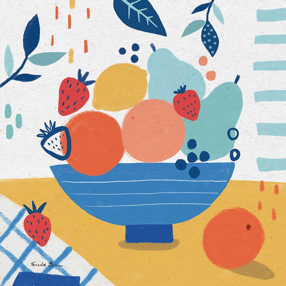 Fruit Still Life I art print by Farida Zaman for $57.95 CAD