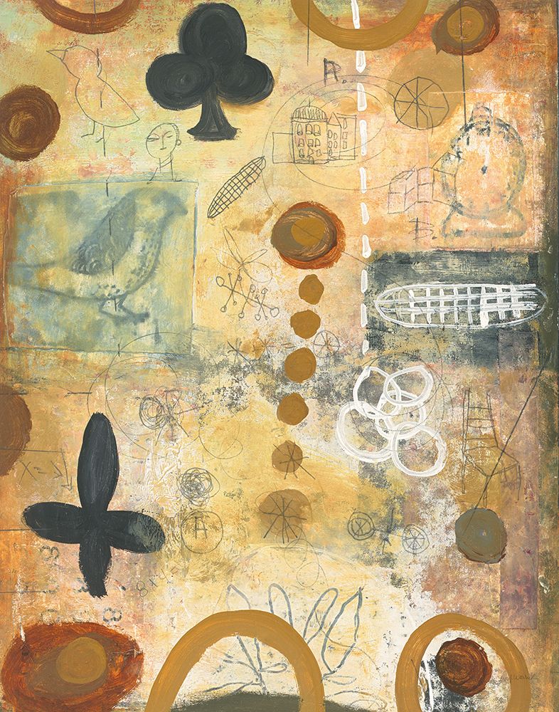 Bird in Hand Abstract art print by Cheryl Warrick for $57.95 CAD
