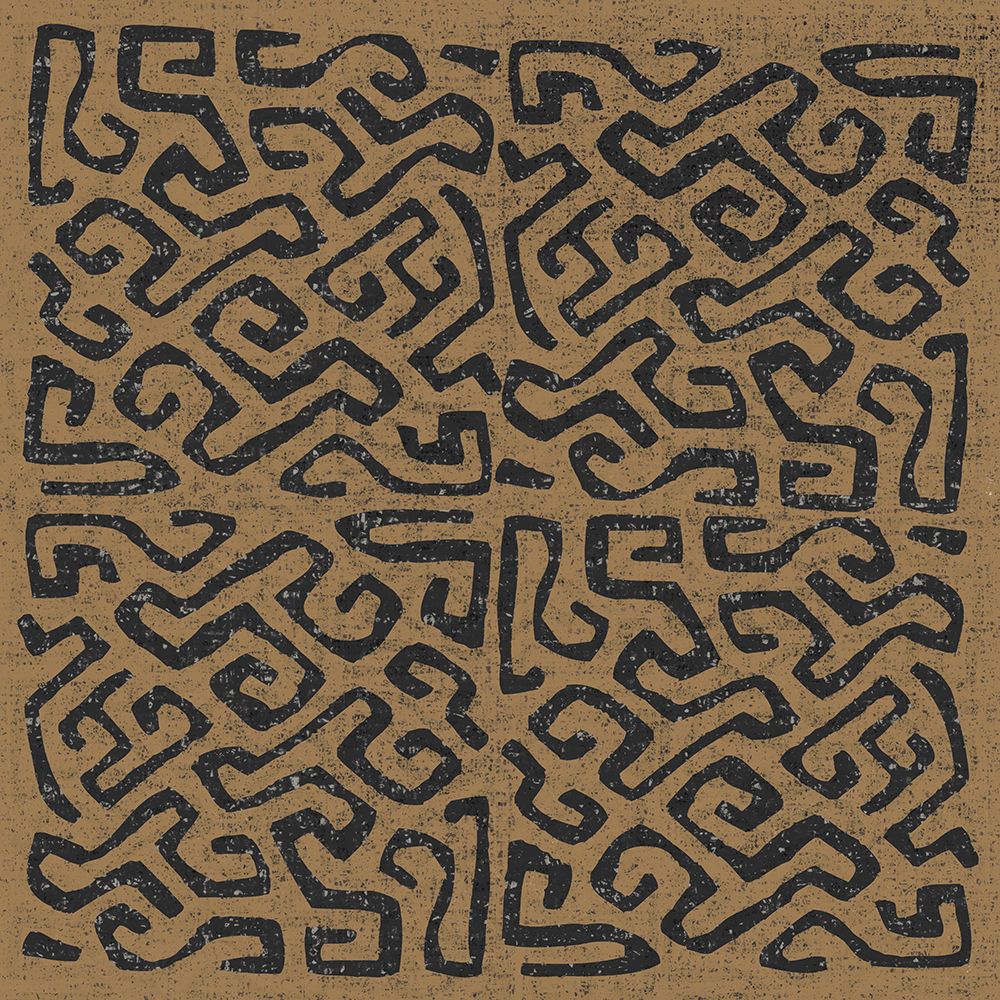 Kuba Play I Brown art print by Cheryl Warrick for $57.95 CAD