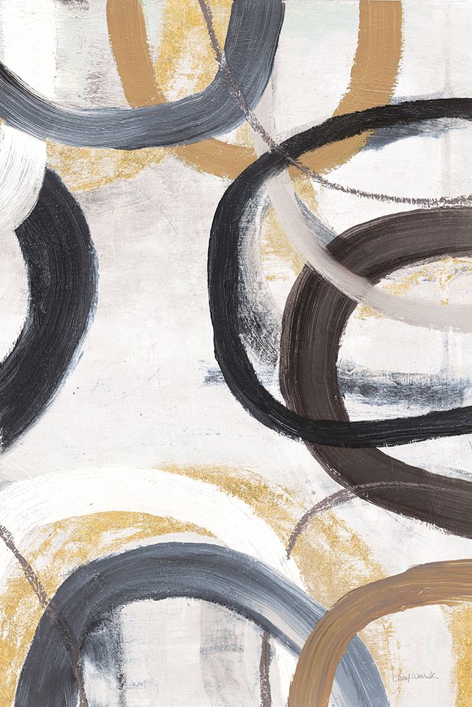 Dwell I Gold Neutral Crop art print by Cheryl Warrick for $57.95 CAD