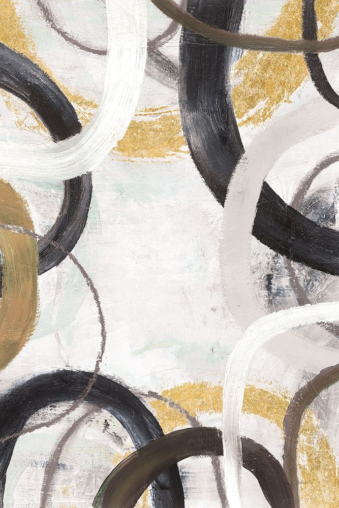 Dwell II Gold Neutral Crop art print by Cheryl Warrick for $57.95 CAD
