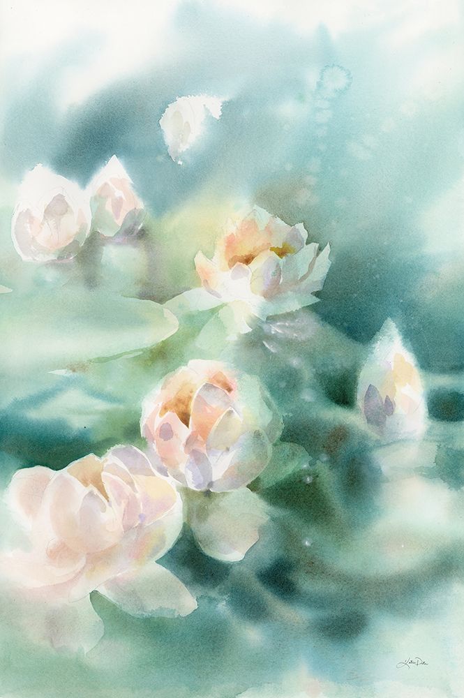 Water Lily II art print by Katrina Pete for $57.95 CAD