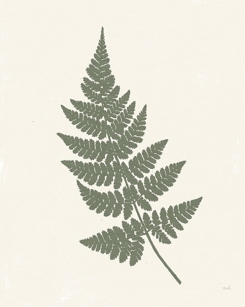 Forest Shadows I Green on Cream Crop art print by Moira Hershey for $57.95 CAD