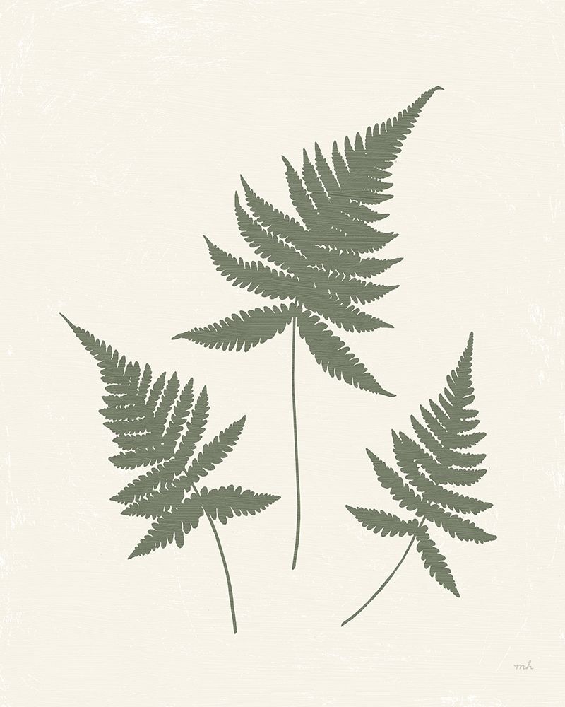 Forest Shadows IV Green on Cream Crop art print by Moira Hershey for $57.95 CAD