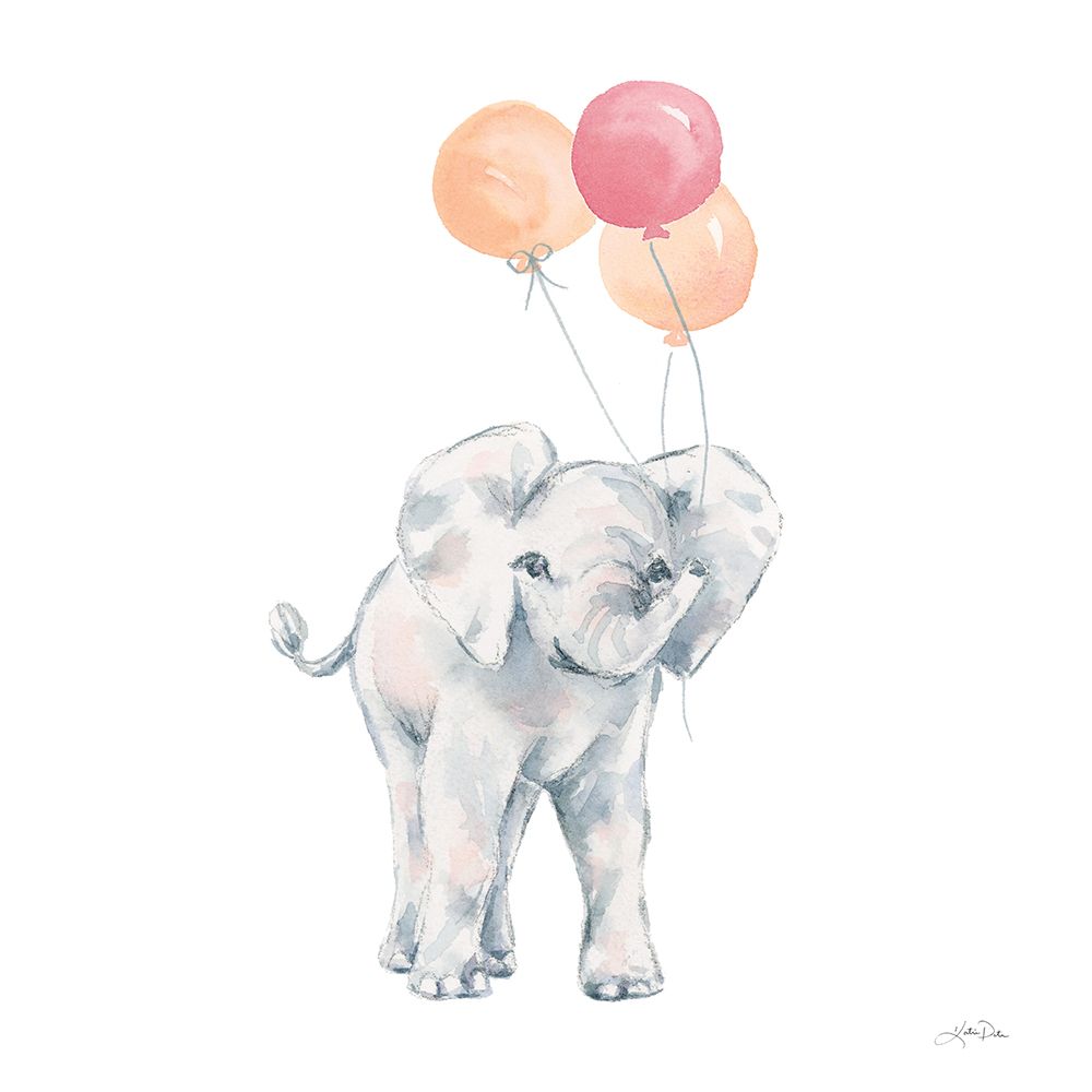 Elephant Celebration art print by Katrina Pete for $57.95 CAD